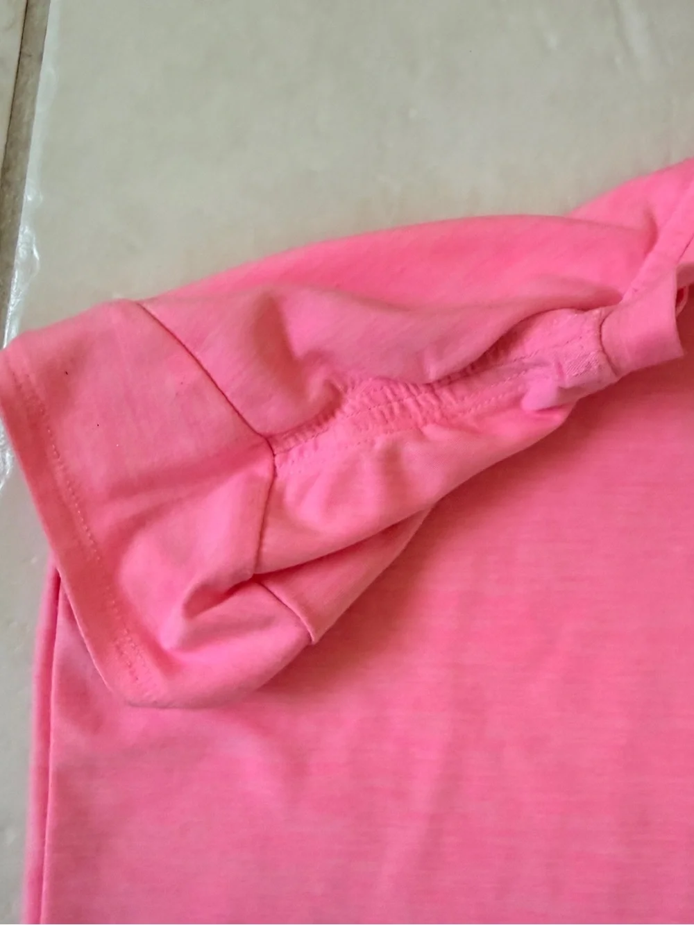 2 Girls All in Motion Tee Pink & Purple Short Sleeve Active Shirt Bundle XS 4/5
